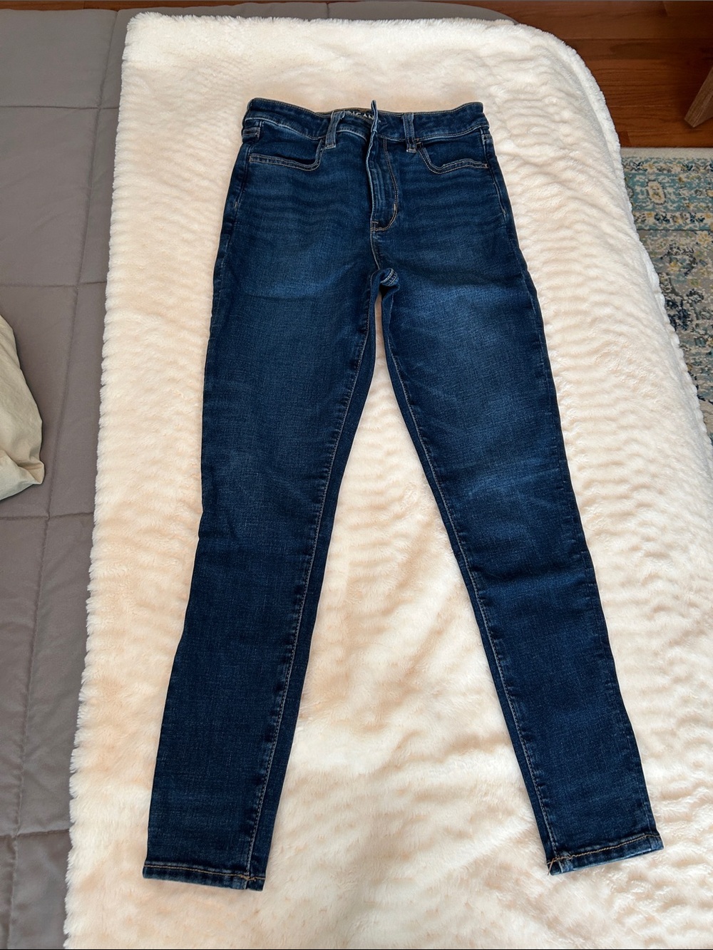 American Eagle Outfitters Dark Indigo Skinny Jeans